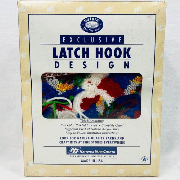 Santa Latch Hook Rug Kit - 18" x 24" - NIB - Picture 4 of 5